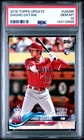 2018 Shohei Ohtani Topps Update #US285 Rookie PSA 10 - Los Angeles Angels