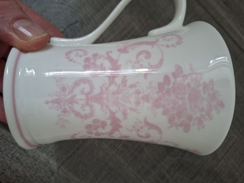 Laura Ashley Josette Fine Bone China Rosa y Blanco Tazas X 5 Nuevo Set 2009 - Imagen 11 de 17
