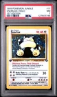 1999 POKEMON JUNGLE 1ST ED #11 SNORLAX-HOLO PSA 7