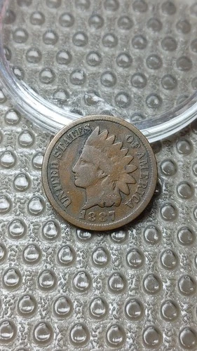 1887 Indian Head Cent Penny VG                                              D069