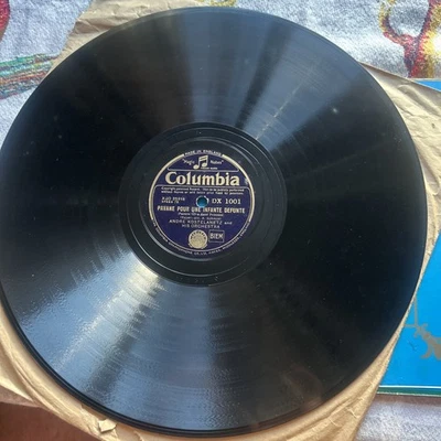 Andre Kostelanetz Pavane Pour Une Infante Defunte 12" 78RPM UK Shellac D.X. 1001 - Image 1 of 4