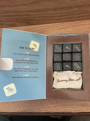 Tommy Bahama Whiskey Stones 9 Soapstone Beverage Cubes