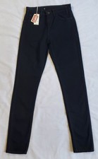 LEVI'S 606 ORANGE TAB BIG E VINTAGE CLOTHING LVC BLACK DENIM JEAN WOMEN SZ 26x32