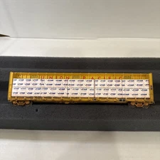 HO ExactRail Union Pacific Centerbeam Flatcar Used Custom Weathered Lumber Load