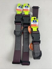 3Top Paw Stink-Free & Waterproof Dog Collar Dark Purple X Large (20”-28”) New