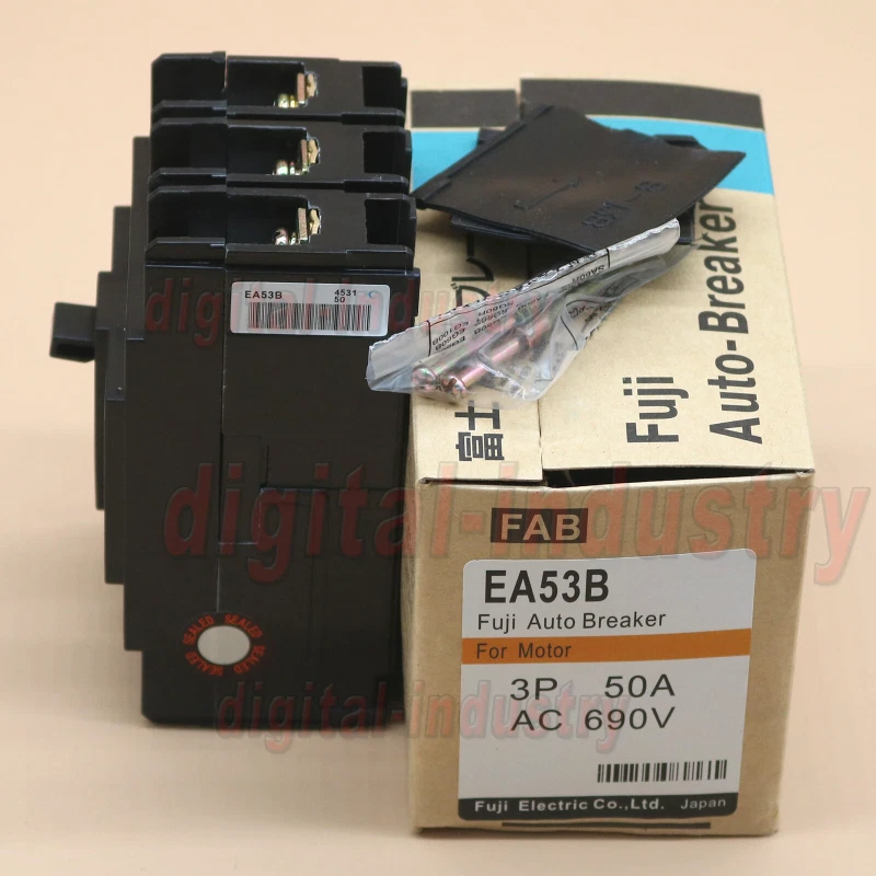  FUJI EA53B 3P 50A Circuit Breaker Fast Shipping New in Box in Stock  - Image 2 of 4