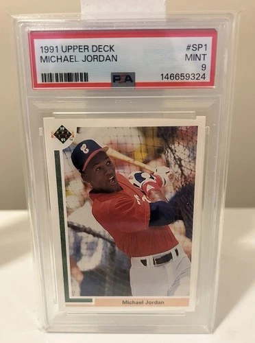 Michael Jordan 1991 Upper Deck SP1 PSA 9 MINT Baseball Rookie RC Graded Iconic!