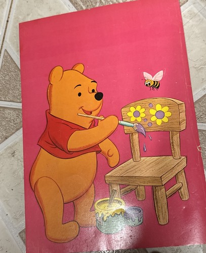 Vintage NEW 1975 Disney WINNIE THE POOH Whitman Coloring & Things To Do Book. - Picture 4 of 4