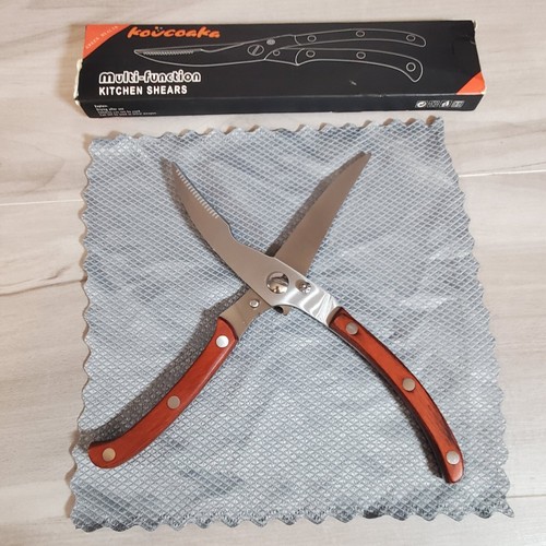 Tijeras de Cocina Acero Inoxidable Nuevas Aves Carne Verduras Cerradura de Seguridad  - Imagen 1 de 8