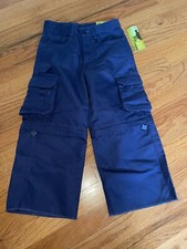 Boys Cub Scout Uniform Switchback2 Convertible Pants Shorts Navy Blue Size 4 NWT