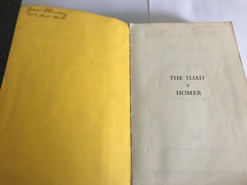 HOMER: Lattimore, Richard (translator) THE ILIAD OF HOMER 8th Impression (1959) - Picture 4 of 6