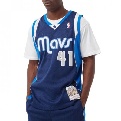 Mitchell & Ness Herren T-Shirt NBA Swingman Dallas Mavericks Dirk Nowitzki S