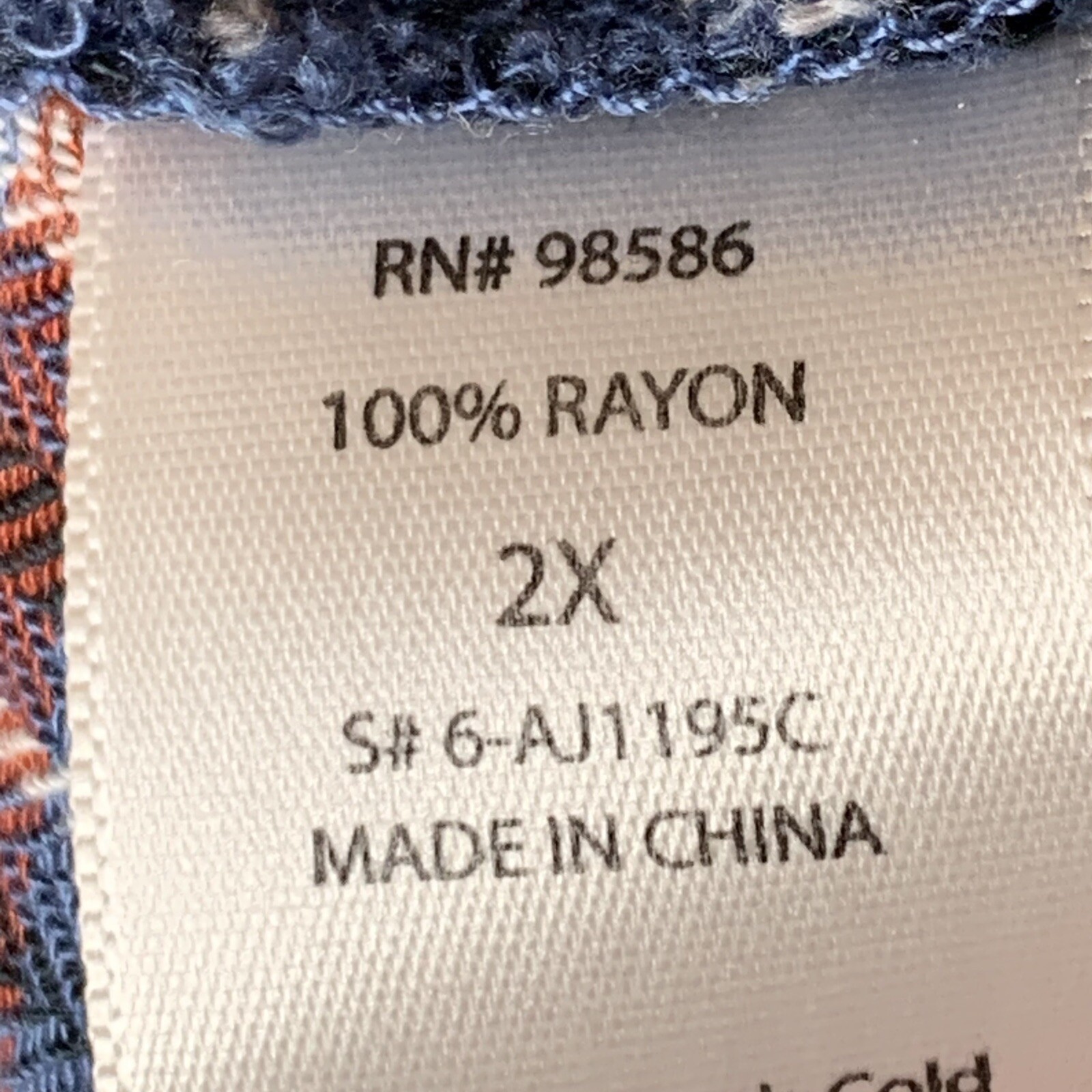 Ava James Womans 1/4 Button 3/4 Tab Sleeve Top Bl… - image 7