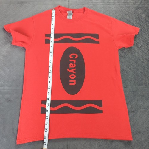 Crayon T Shirt Red Costume Halloween Cotton Short Sleeve Women Small - Bild 7 von 8