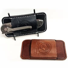 EDC KNIFE SHEATH Molon Labe Pocket Knife w Clip Sheath Horizontal Knife Sheath