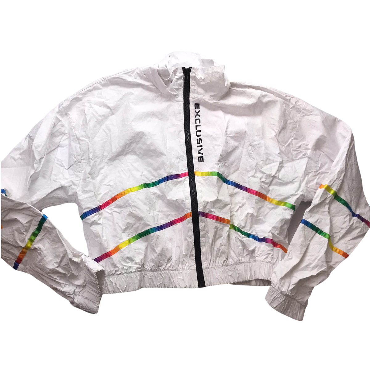 é frill zip sweat blouson white Cozy Sweatfleece Boyfriend 1/2 Zip Sweatshirt | Aritzia US