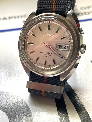 Seiko Bell-Matic automatic alarm vintage watch, 1972, serviced - Picture 3 of 12