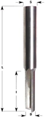 VHW Nutfräser D3,70x12x47mm S6 2Z VHM Schlichtfräser gerade Oberfräser S1012.43