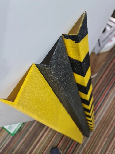 High quality grit base stair nosing 1200mm Anti-Slip Safety Treads in BLACK FRP - Picture 6 of 9
