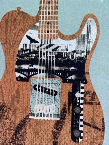 RARE BRUCE SPRINGSTEEN 2023 Austin TX OFFICIAL SCREEN PRINT POSTER #/180 - Picture 2 of 9