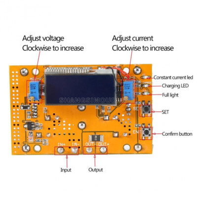10A DC-DC Adjustable Power Supply Module Step-Down Power Voltage Current + Case