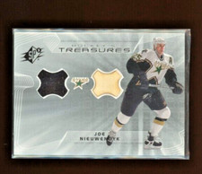 2001-02 SPx Hockey Treasures Jersey / Stick #HTJN Joe Nieuwendyk   *20367