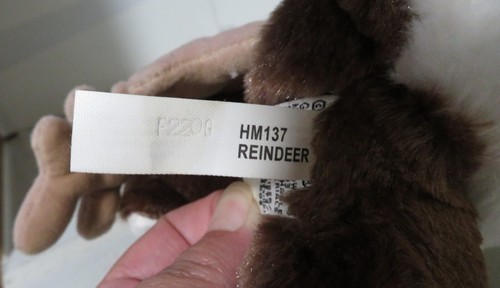 GANZ WEBKINZ Deer Reindeer MOOSE PLUSH BEANIE 9" Stuffed Animal TOY NO CODE - Picture 11 of 12