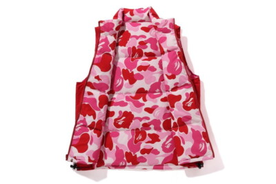 ジャケット・アウター Bape ABC CAMO REVERSIBLE DOWN VEST A BATHING APE Men's ABC CAMO REVERSIBLE DOWN VEST JACKET