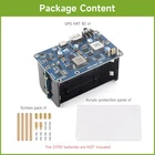 Waveshare UPS HAT (E) for Raspberry Pi Bi-Directional Fast Charging 5V 6A Output