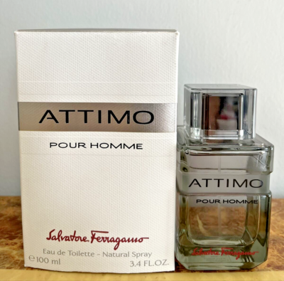 Vintage - Attimo Pour Homme by Salvatore Ferragamo Men 3.4 oz