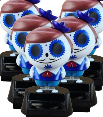 5-Solar Powered Dancing dead BOYS *2 FREE Assorted Solars-Total 7