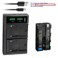 Kastar NP-F580 7.4V 3500mAh Battery LTD2 Charger for Atomos Ninja Monitor
