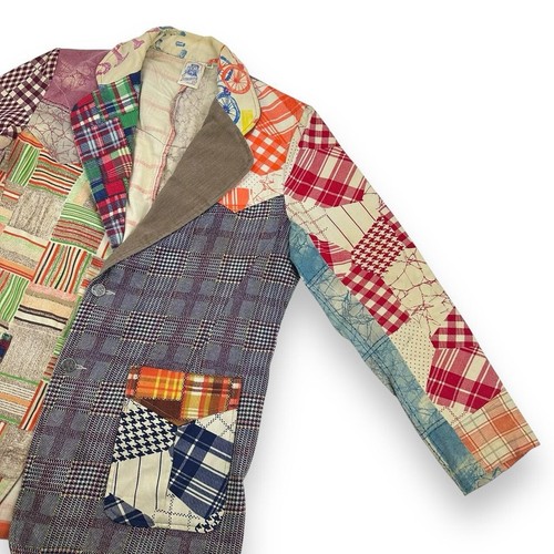 RARA giacca blazer patchwork Kennington Crazy Hippie vintage anni 60-70 40 Medium - Foto 4 di 8
