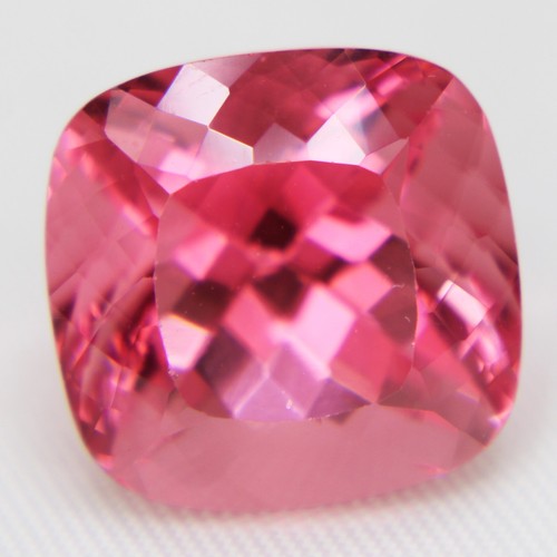Peach Pink Natural Sapphire 16.40 Ct Cushion Shape Loose Gemstones Certified - Picture 6 of 7