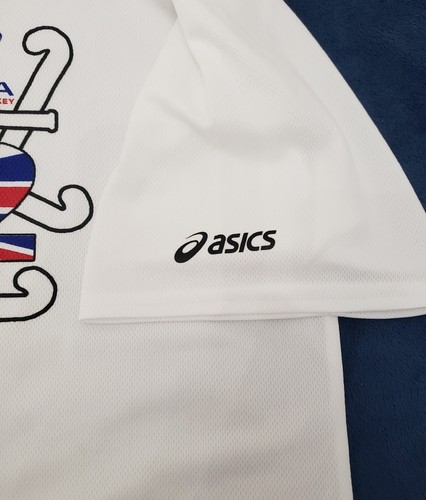 Camiseta de hockey sobre césped de Estados Unidos de los Juegos Olímpicos 2012 rara Asics 2012 talla mediana - Imagen 4 de 5