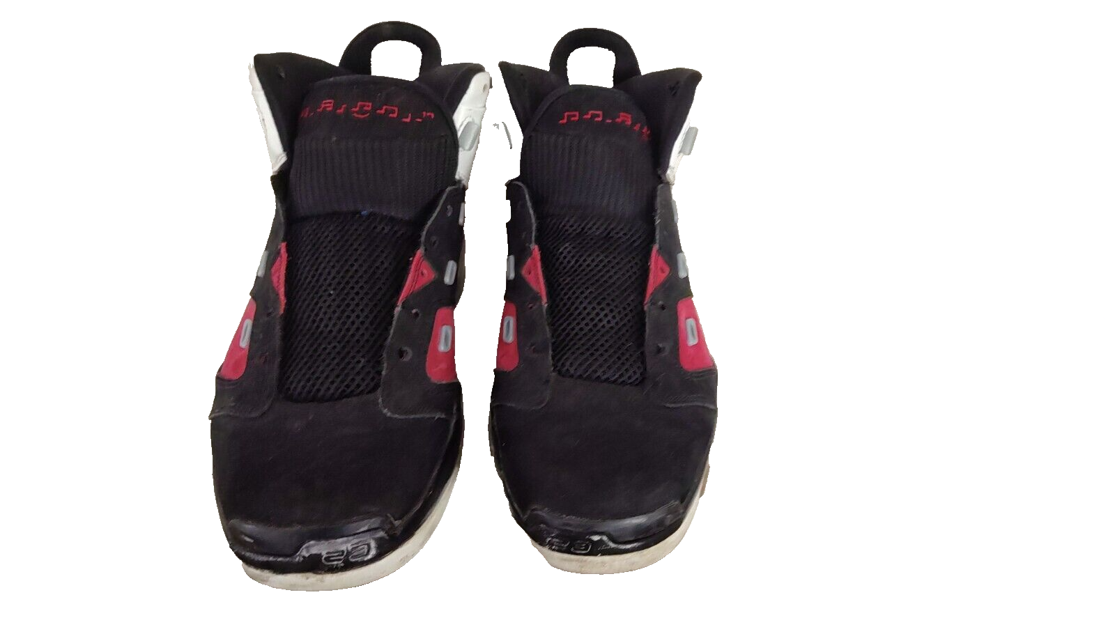 Vintage Retro Y2K Nike Air Jordan US 7 Youth Black White Red