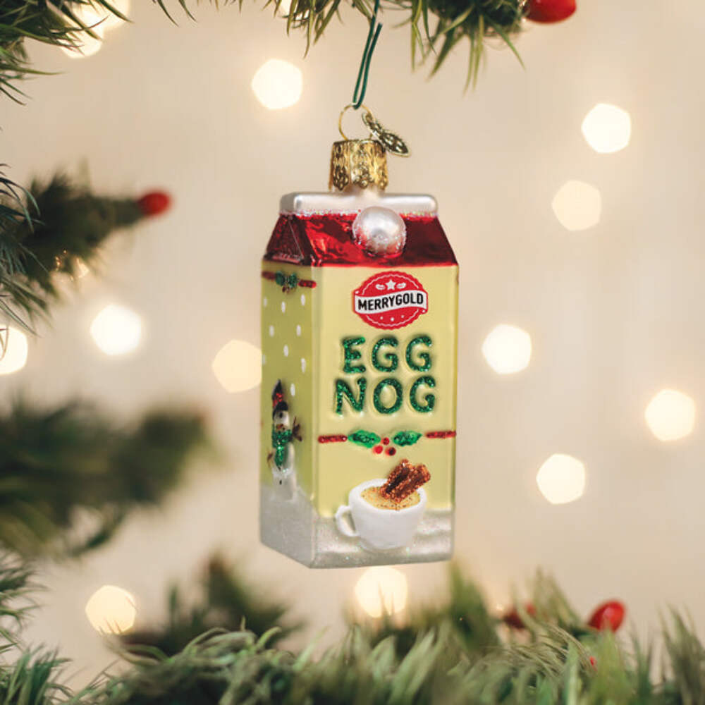 Eggnog Carton Ornament | eBay