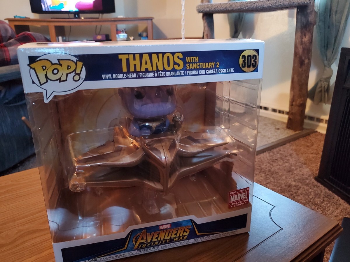 Funko Pop Thanos with Sanctuary #303 Marvel Collector Corps