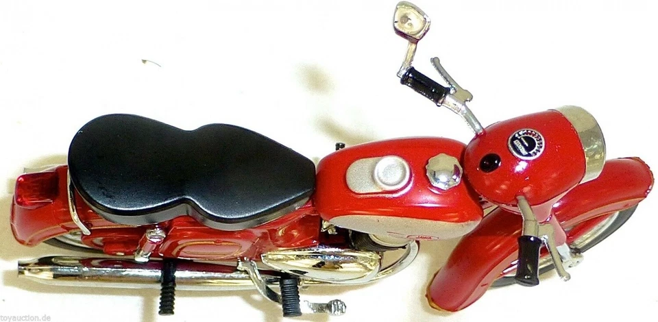 Jawa 354 04 Motorrad rot DDR 1:24 ATLAS 7168104 NEU OVP LA4 µ * - Bild 4 von 4