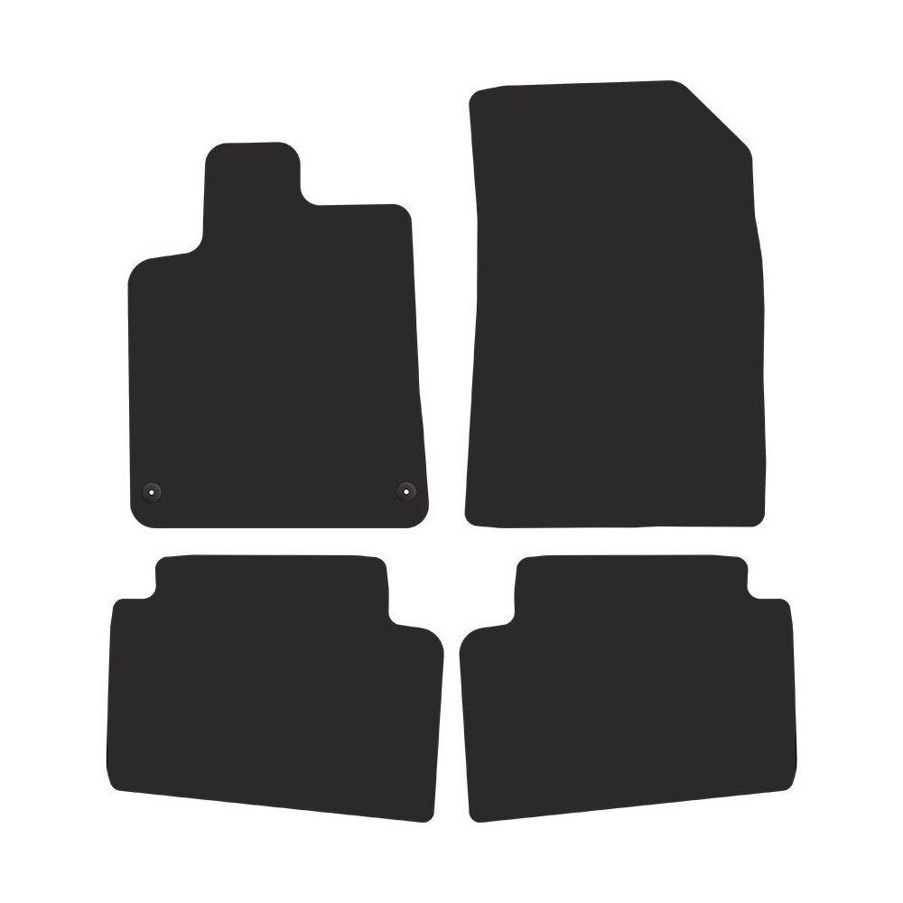 Tapis de sol Citroën C5 I 2001-2004 en velours épais pour stopper l'usure
