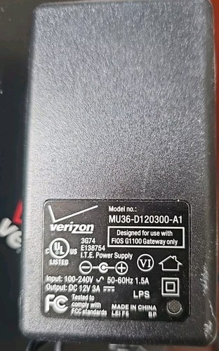 Verizon G1100 Router FiOS-G1100 Dual Band W/AC &Cat 5E With Stand(Fios Firmware) - Picture 3 of 3