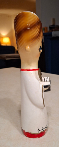 Vintage Capri Christmas Caroler Choir Boy Ceramic Vase MCM Mid Century RARE - Picture 2 of 10