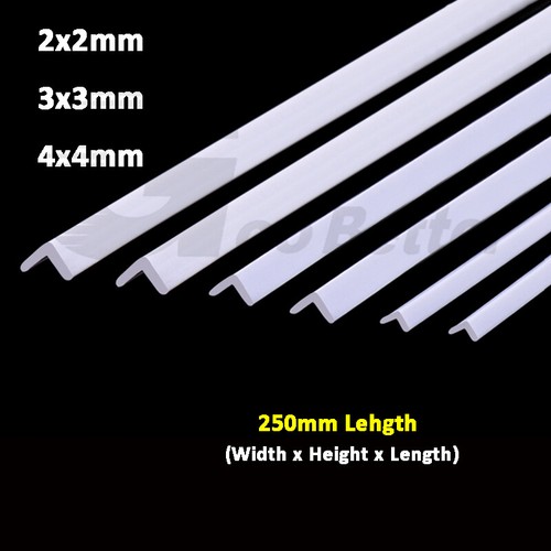 ABS Rund Hohl Vierkant Stab Rohr Styrol Kunststoff Rohr DIY Modellbau Basteln 250mm - Bild 17 von 18