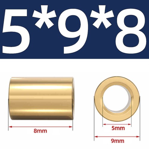 Brass Oil Bearing Powder Metallurgy Self-Lubricating Inner Diameter 3/4/6/8/60mm - Picture 42 of 236