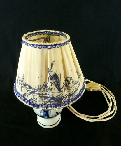 Lampe Nachttischlampe Handbemalt Royal Delft Delfter Blau Holland blaumalerei - Bild 3 von 5