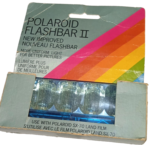 ★POLAROID FLASHBAR II★10 BLITZLEISTE FÜR POLAROID SX-70/POLAROID 500★