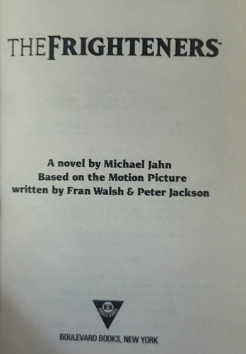 THE FRIGHTENERS PB (BY PETER JACKSON) MOVIE TIE-IN HORROR MICHAEL J. FOX 1996 - Picture 5 of 7