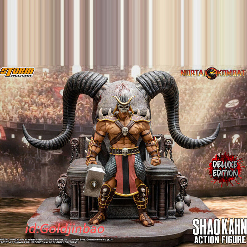 1/12 Storm Collectibles Mortal Kombat Shao Kahn Game Action Figure Movable  Joint Garage Kit Doll