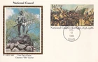 STAMP US SCOTT UX114 "National Guard" 14 CENT 1986 POSTCARD FDC - C