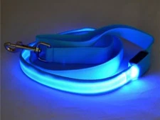 3FT+ RECHARGEABLE MICRO USB LED PET LEASH 1FT glow lead dog safety light clip-on